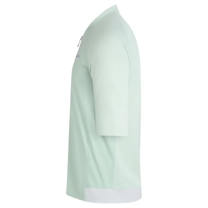 Men Explore Zip Neck Technical Tshirt Olive Greendeep Olive Greendark Navyoffwhitepale Greenlilac Rapha TShirts and Tops