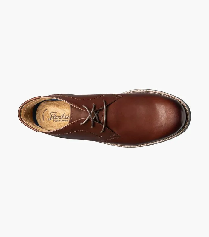 Men Field Plain Toe Chukka Boot Brown Florsheim Dress Shoes