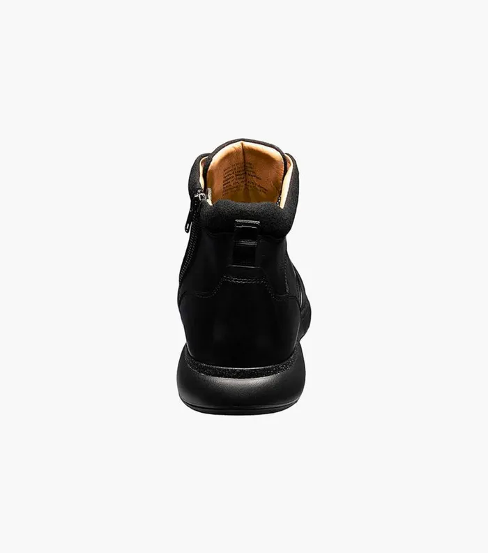 Men Flair Moc Toe Lace Up Boot Black Florsheim Casual Shoes
