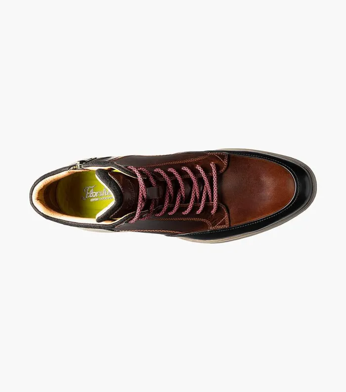Men Flair Moc Toe Lace Up Boot Brown Multi Florsheim Casual Shoes