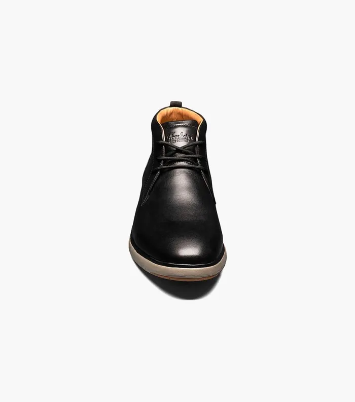 Men Flair Plain Toe Chukka Boot Black Florsheim Casual Shoes