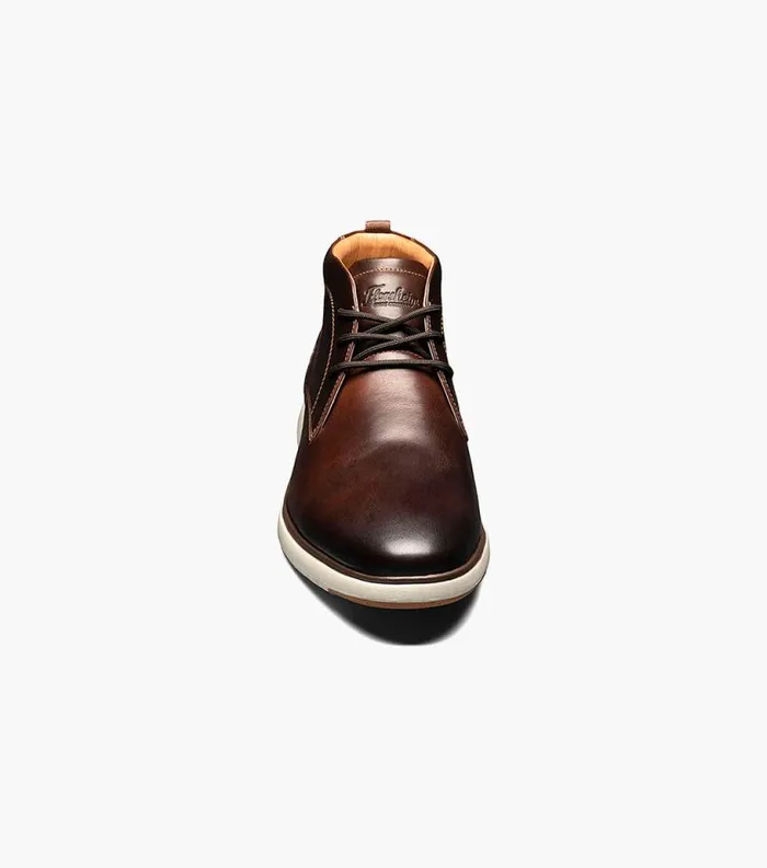 Men Flair Plain Toe Chukka Boot Brown Florsheim Casual Shoes
