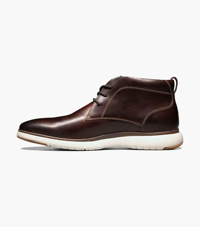 Men Flair Plain Toe Chukka Boot Brown Florsheim Casual Shoes
