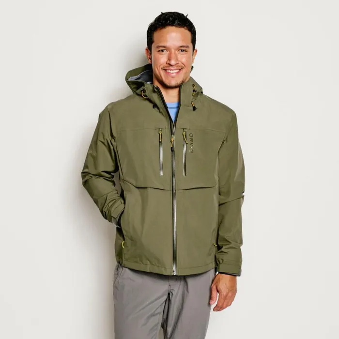 MenFly Fishing Menrsquos Clearwater Wading Jacket Moss Orvis Jackets