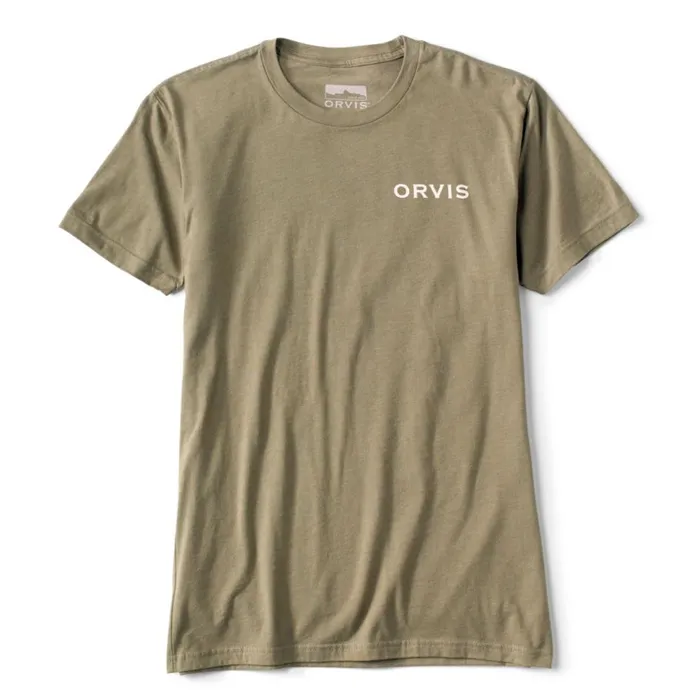 Men Fly Landscape TShirt Olive Orvis Shirts
