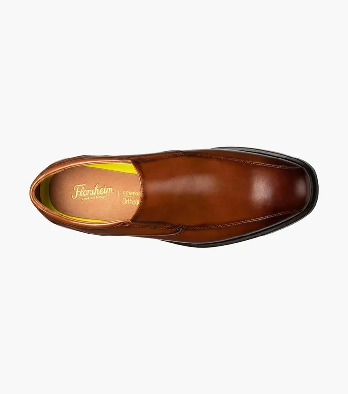 Men Forecast Waterproof Bike Toe Slip On Cognac Florsheim Florsheim Comfortech