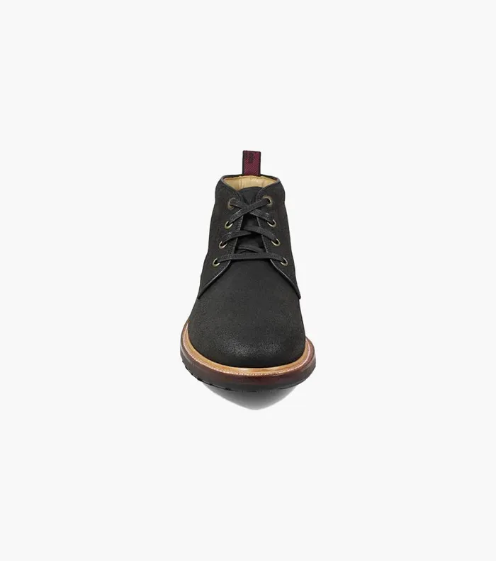 Men Foundry Plain Toe Chukka Boot Ebony Printed Florsheim Casual Shoes