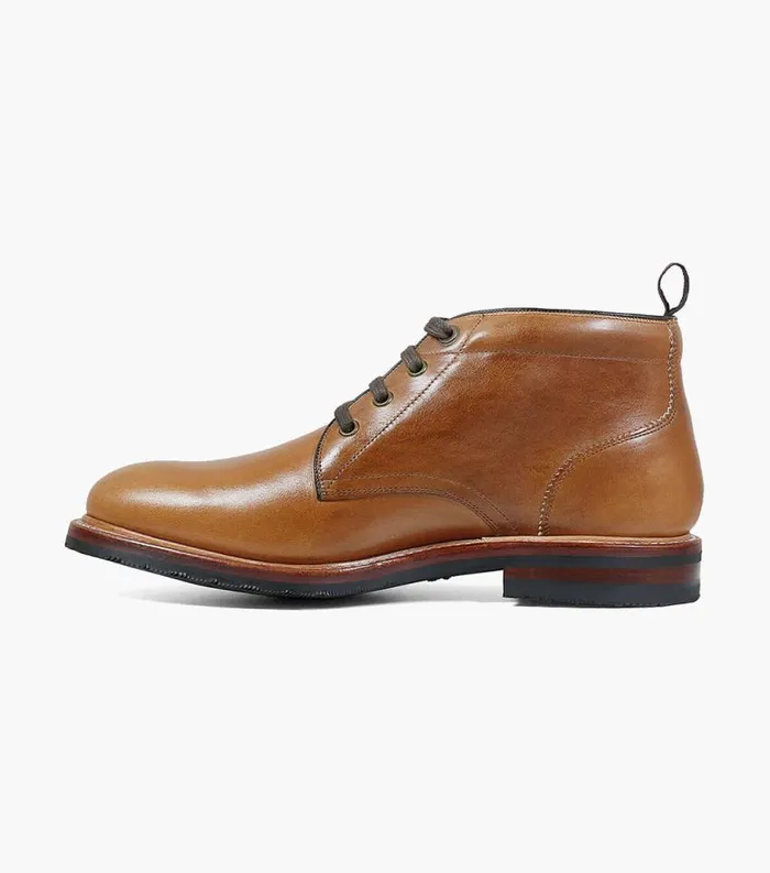 Men Foundry Plain Toe Chukka Boot Saddle Tan Florsheim Casual Shoes