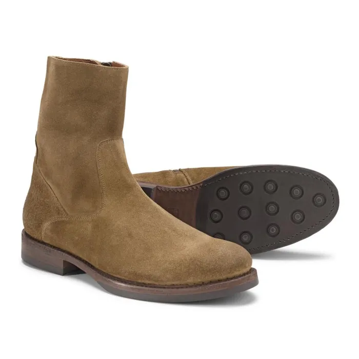 Men Fryereg Dylan Inside Zip Boots Mushroom Orvis Boots