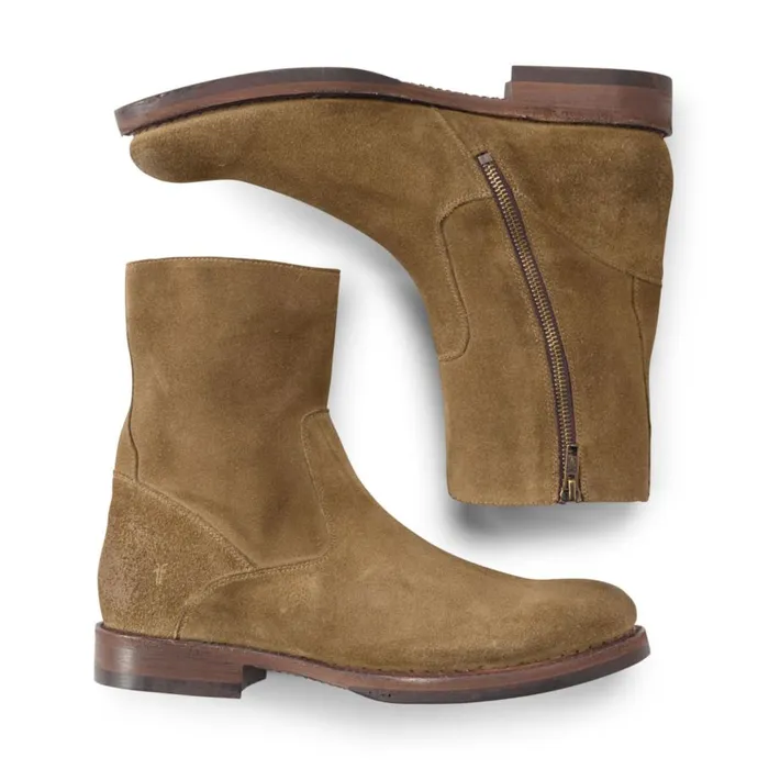 Men Fryereg Dylan Inside Zip Boots Mushroom Orvis Boots
