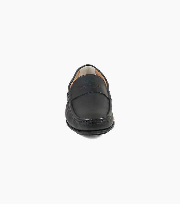 Men Fuego Moc Toe Penny Loafer Black Florsheim Dress Shoes