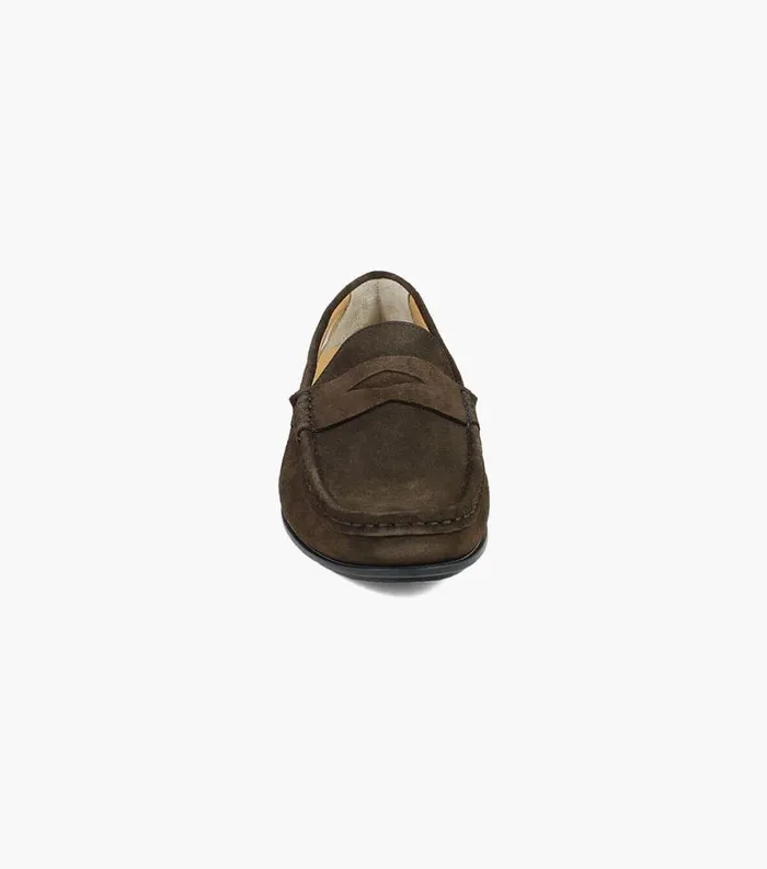 Men Fuego Moc Toe Penny Loafer Brown Florsheim Dress Shoes