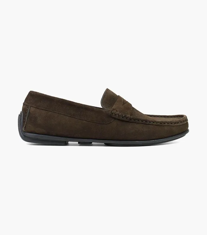 Men Fuego Moc Toe Penny Loafer Brown Florsheim Dress Shoes