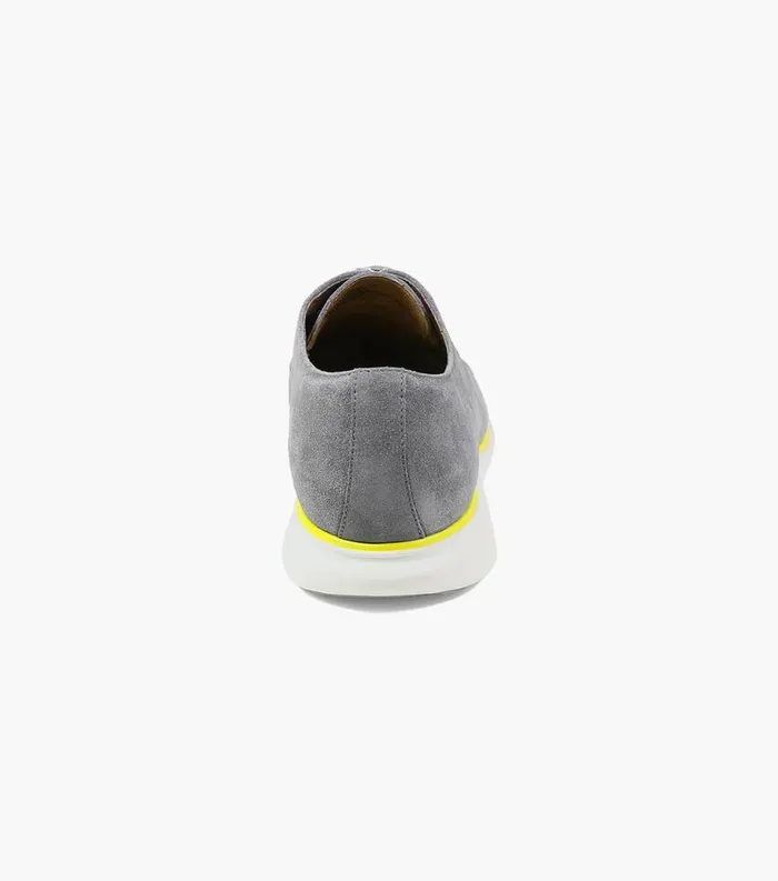 Men Fuel 5Eye Plain Toe Oxford Gray Suede Florsheim Casual Shoes