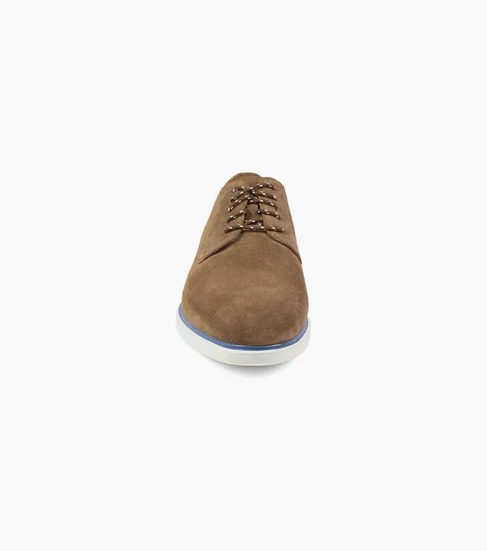 Men Fuel 5Eye Plain Toe Oxford Mocha Florsheim Casual Shoes