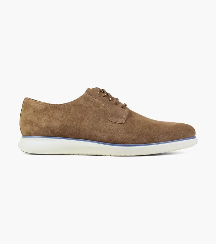 Men Fuel 5Eye Plain Toe Oxford Mocha Florsheim Casual Shoes