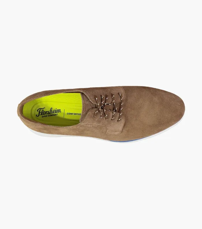 Men Fuel 5Eye Plain Toe Oxford Mocha Florsheim Casual Shoes