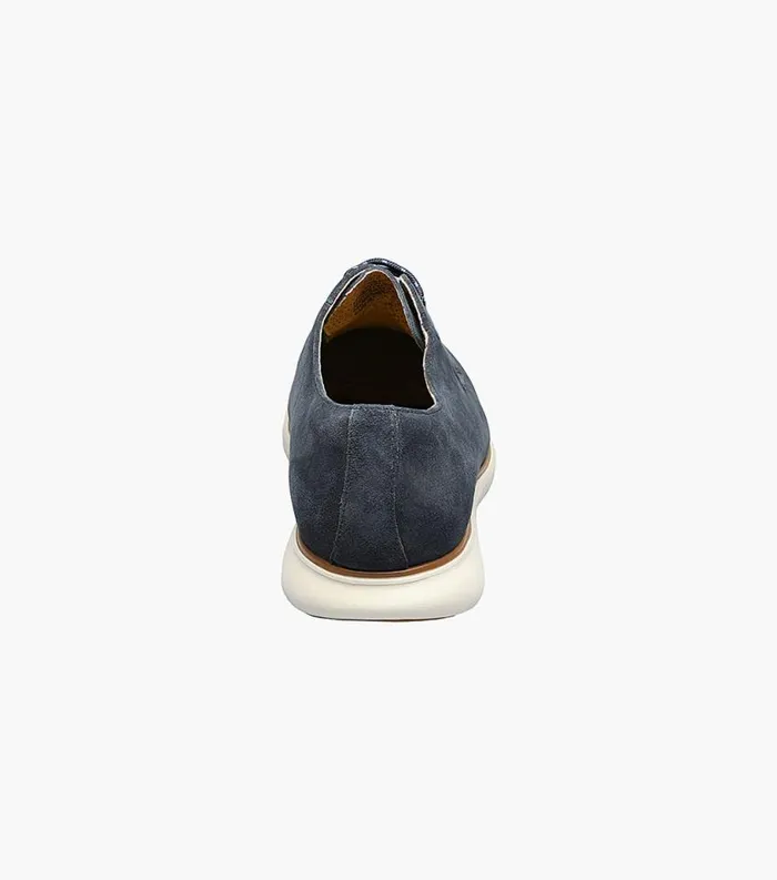 Men Fuel 5Eye Plain Toe Oxford Navy Suede Florsheim Casual Shoes