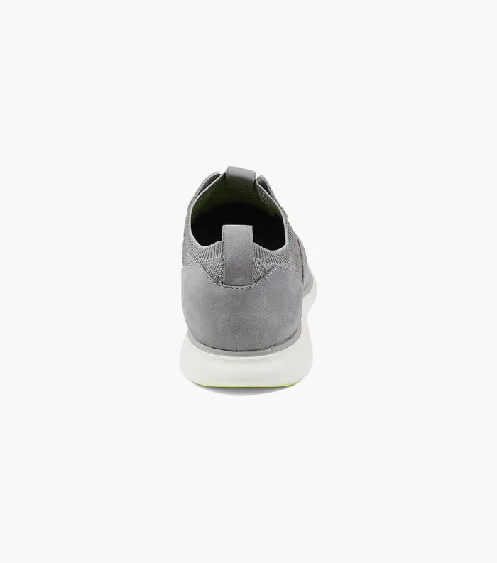 Men Fuel Knit Plain Toe Oxford Light Gray Florsheim Casual Shoes