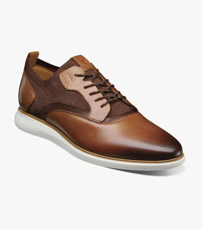 Men Fuel Knit Plain Toe Oxford Scotch Florsheim Casual Shoes