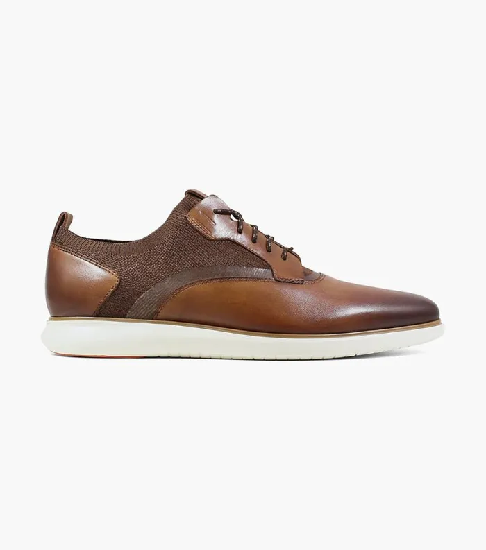 Men Fuel Knit Plain Toe Oxford Scotch Florsheim Casual Shoes
