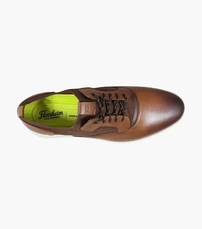 Men Fuel Knit Plain Toe Oxford Scotch Florsheim Casual Shoes