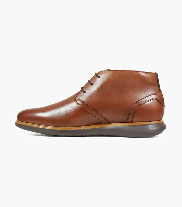Men Fuel Plain Toe Chukka Boot Cognac Florsheim Casual Shoes