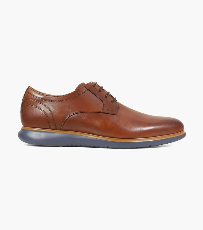 Men Fuel Plain Toe Oxford Cognac Florsheim Casual Shoes