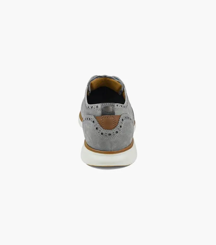Men Fuel Wingtip Oxford Light Gray Florsheim Casual Shoes