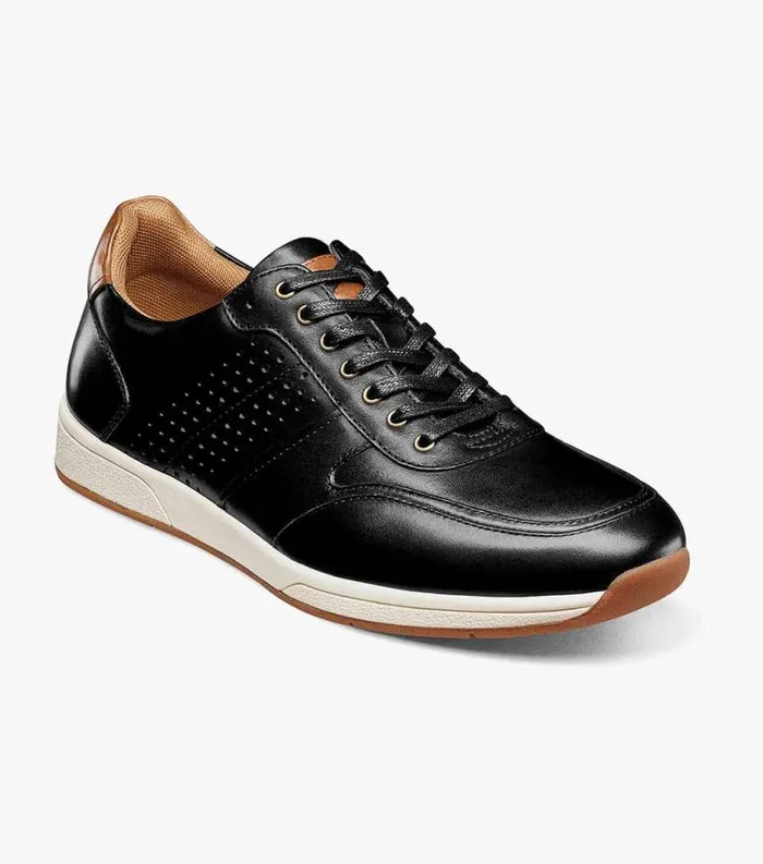 Men Fusion Sport Lace Up Black Florsheim Casual Shoes