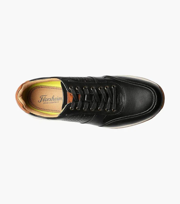 Men Fusion Sport Lace Up Black Florsheim Casual Shoes
