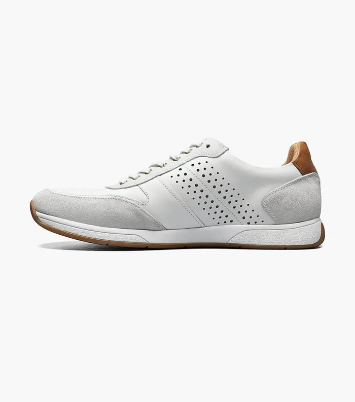 Men Fusion Sport Lace Up White Florsheim Casual Shoes