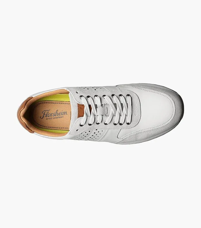Men Fusion Sport Lace Up White Florsheim Casual Shoes