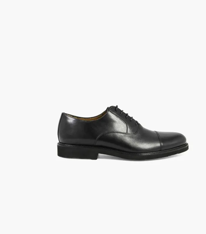 Men Gallo Cap Toe Oxford Black Florsheim Dress Shoes