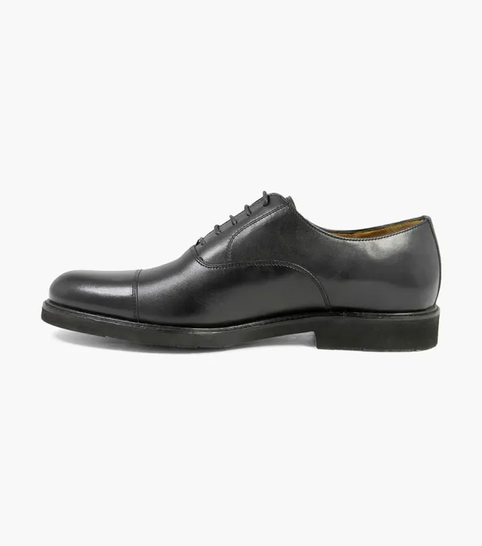 Men Gallo Cap Toe Oxford Black Florsheim Dress Shoes