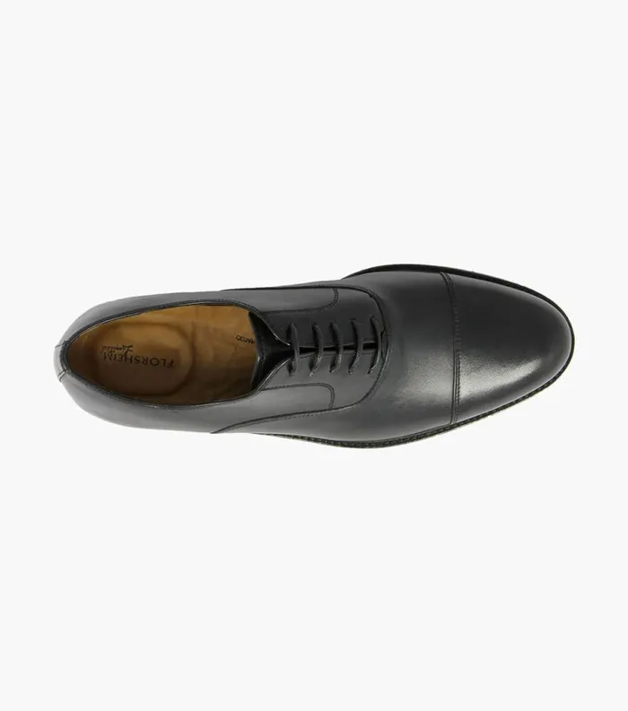 Men Gallo Cap Toe Oxford Black Florsheim Dress Shoes