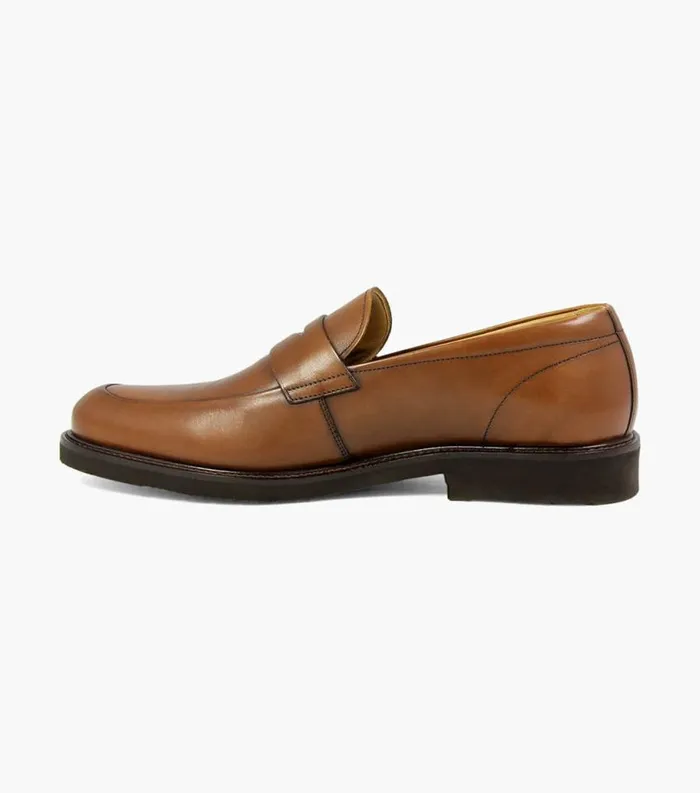 Men Gallo Moc Toe Penny Loafer Cognac Florsheim Dress Shoes