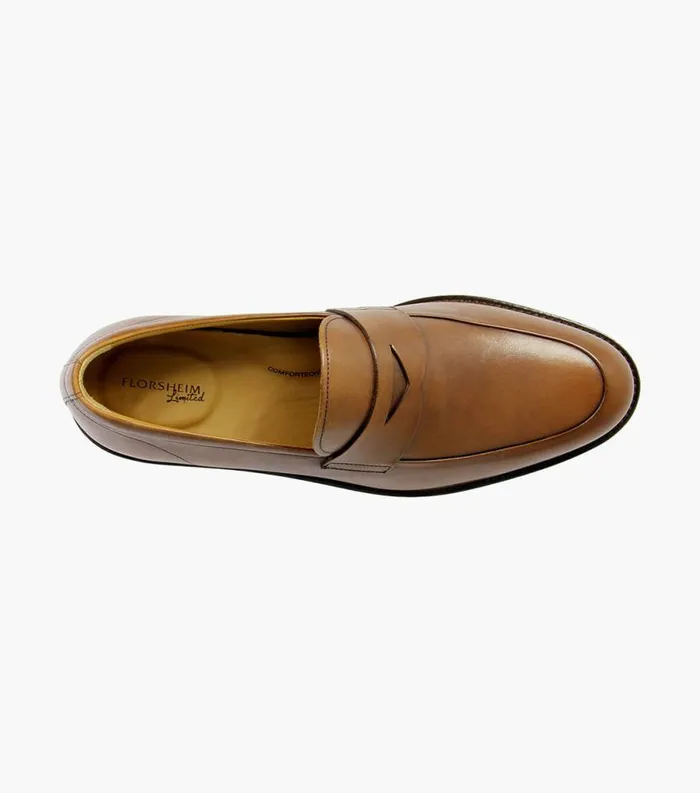Men Gallo Moc Toe Penny Loafer Cognac Florsheim Dress Shoes