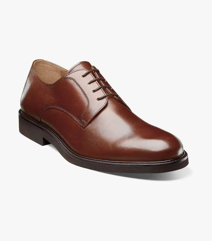 Men Gallo Plain Toe Oxford Cognac Florsheim Dress Shoes