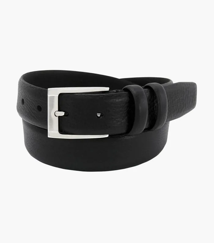 Men Gauthier Genuine Italian Leather Belt Black Florsheim Belts and Suspenders Men Gauthier Genuine Italian Leather Belt Black Florsheim Belts and Suspenders