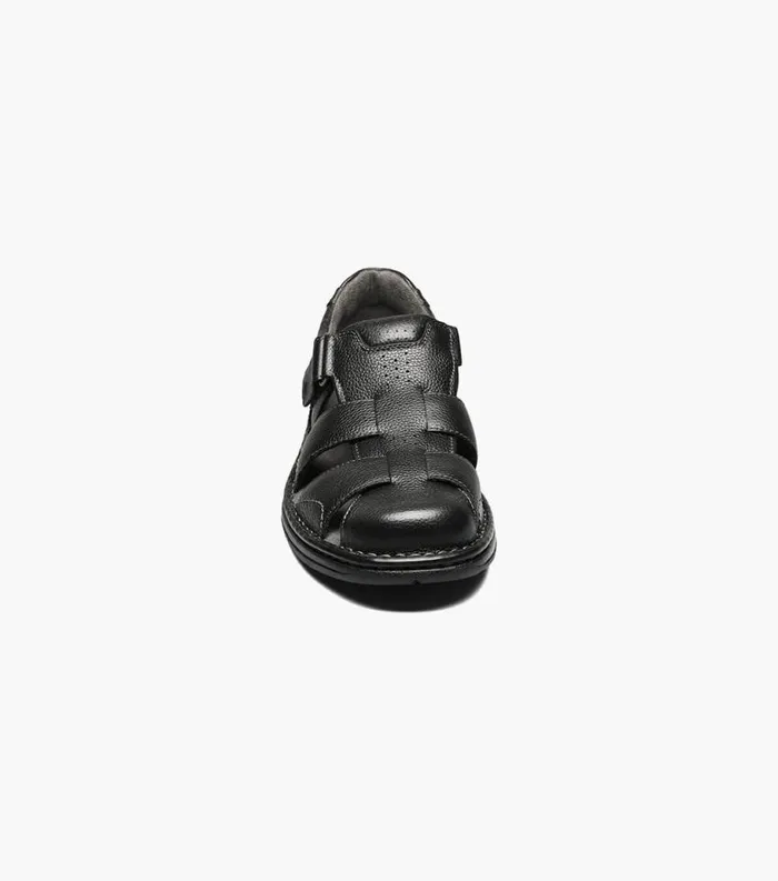 Men Getaway Fisherman Sandal Black Florsheim Casual Shoes