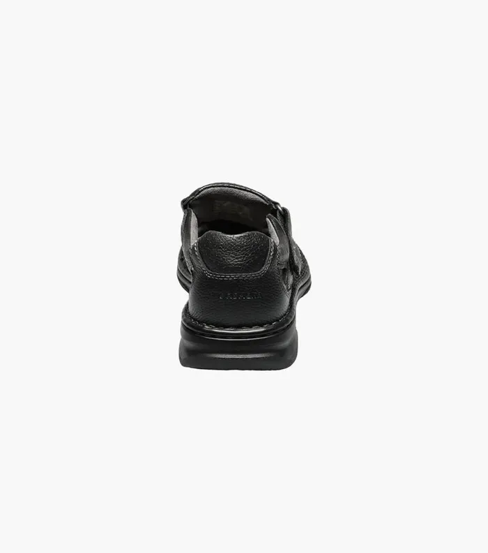 Men Getaway Fisherman Sandal Black Florsheim Casual Shoes