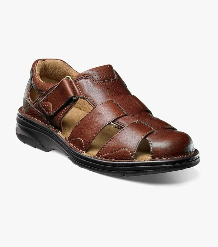 Men Getaway Fisherman Sandal Brown Florsheim Casual Shoes