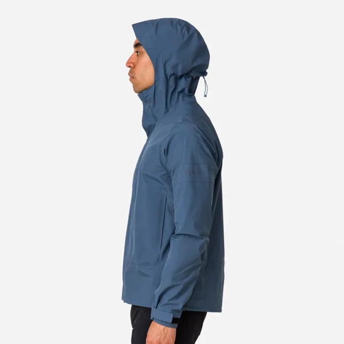 Men GoreTex Hooded Rain Jacket Dark Redredblackcarbon Greybluegrey Blue Rapha Jackets and Vests