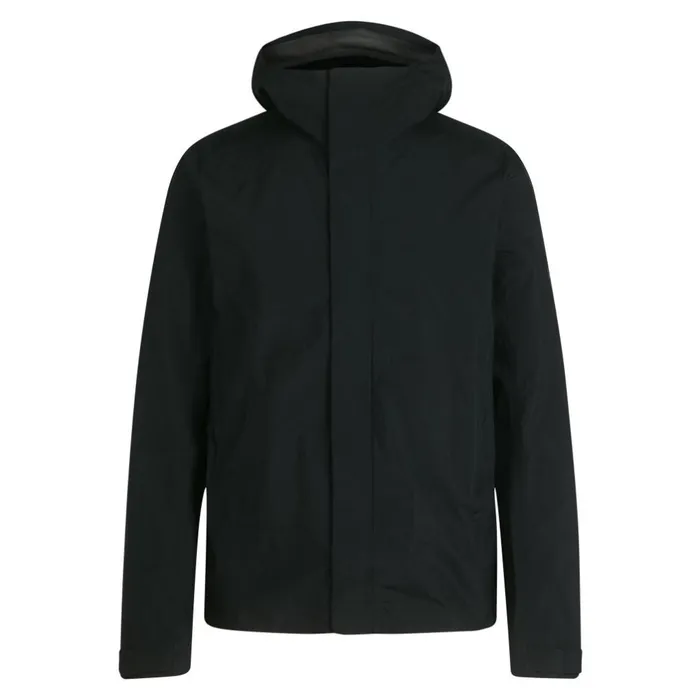 Men GoreTex Hooded Rain Jacket Dark Redredblackcarbon Greybluegrey Blue Rapha Jackets and Vests