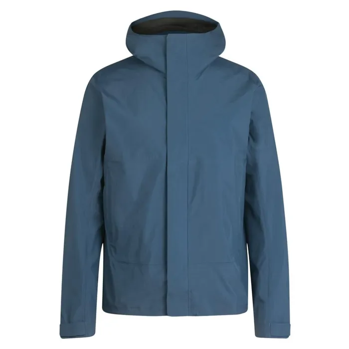Men GoreTex Hooded Rain Jacket Dark Redredblackcarbon Greybluegrey Blue Rapha Jackets and Vests