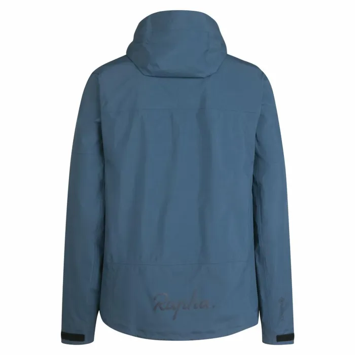 Men GoreTex Hooded Rain Jacket Dark Redredblackcarbon Greybluegrey Blue Rapha Jackets and Vests