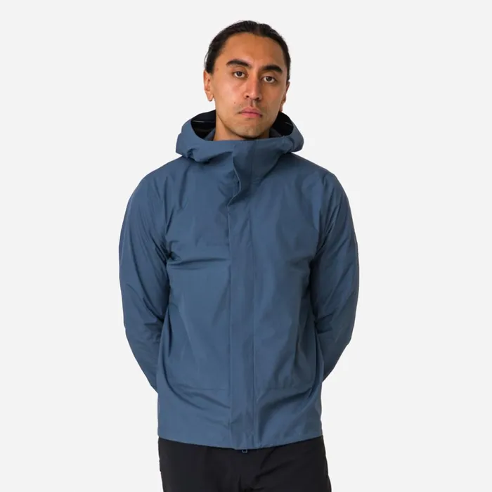 Men GoreTex Hooded Rain Jacket Dark Redredblackcarbon Greybluegrey Blue Rapha Jackets and Vests