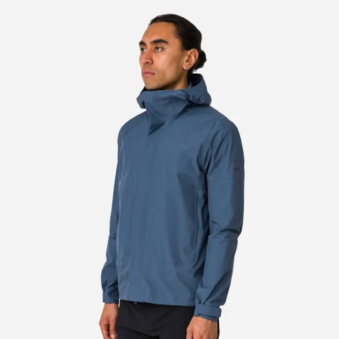 Men GoreTex Hooded Rain Jacket Dark Redredblackcarbon Greybluegrey Blue Rapha Jackets and Vests