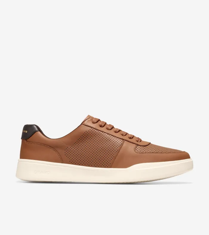 Men Grand Crosscourt Modern Tennis Sneakers British Tan Perforateddark Brown Cole Haan Sneakers Men Grand Crosscourt Modern Tennis Sneakers British Tan Perforateddark Brown Cole Haan Sneakers
